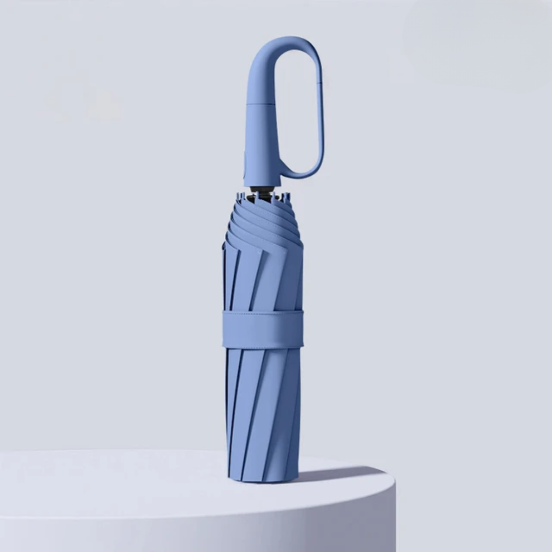 Ultra Windbestendige Stormparaplu met Reflecterend Ontwerp - Compact en Duurzaam voor Optimaal Bescherming tegen Regen en Wind 2