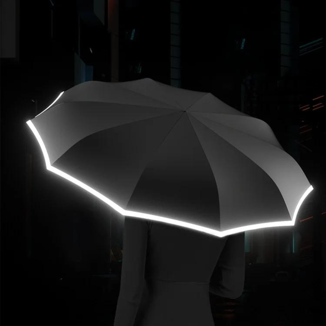 Ultra Windbestendige Stormparaplu met Reflecterend Ontwerp - Compact en Duurzaam voor Optimaal Bescherming tegen Regen en Wind 7