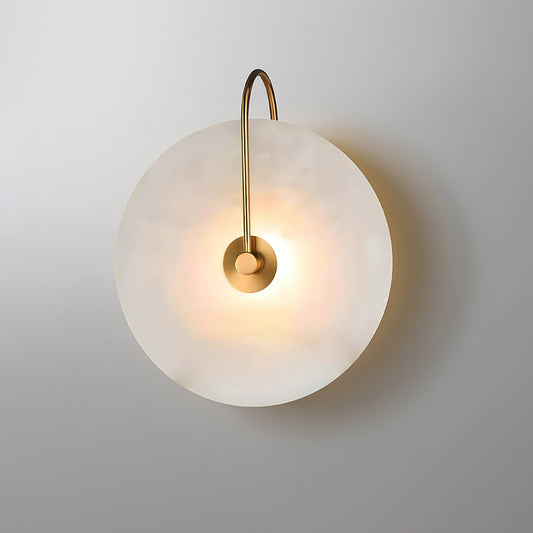 Unieke Alabaster LED Wandlamp met Modern Design en Warm Sfeerlicht 0