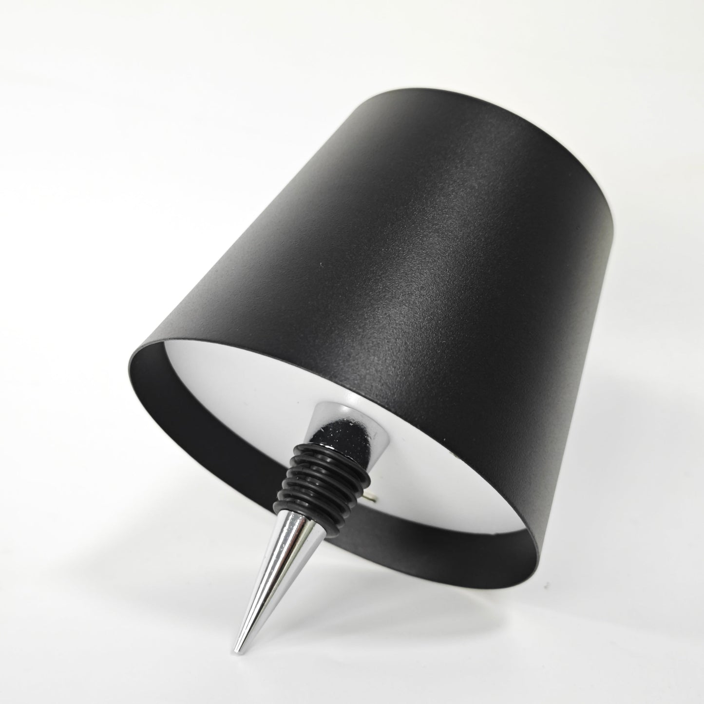 Unieke LED Flessenlamp voor Decoratieve Verlichting – Warm Wit, Oplaadbaar, 30 cm Hoog, Glas en Kunststof 0