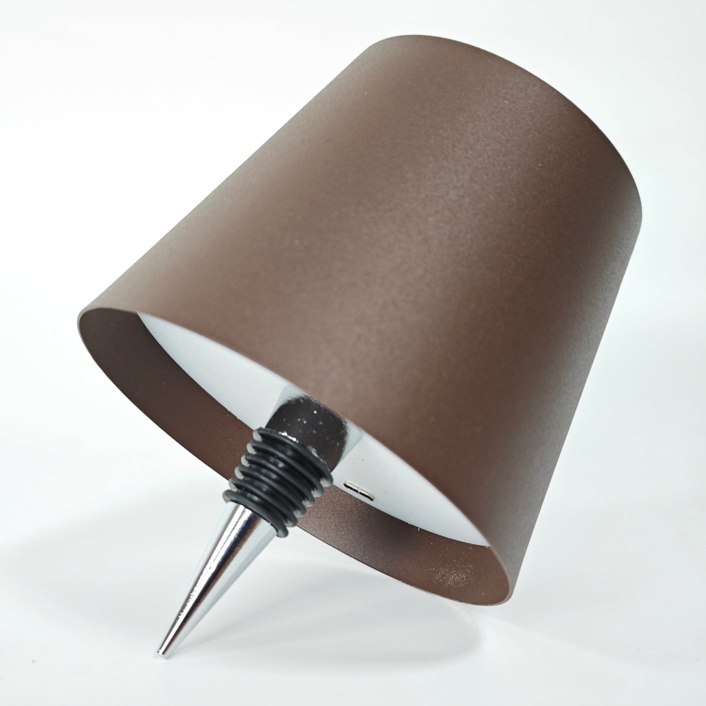 Unieke LED Flessenlamp voor Decoratieve Verlichting – Warm Wit, Oplaadbaar, 30 cm Hoog, Glas en Kunststof 11