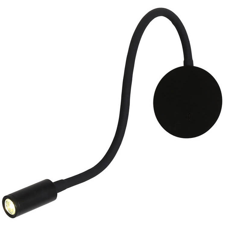 Verstelbare Zwarte LED-Wandlamp met 360-Graden Licht voor Binnen - Modern en Energiezuinig Design 5