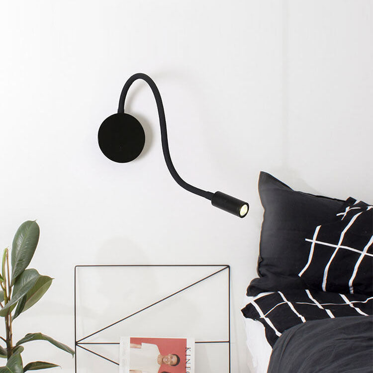 Verstelbare Zwarte LED-Wandlamp met 360-Graden Licht voor Binnen - Modern en Energiezuinig Design 8