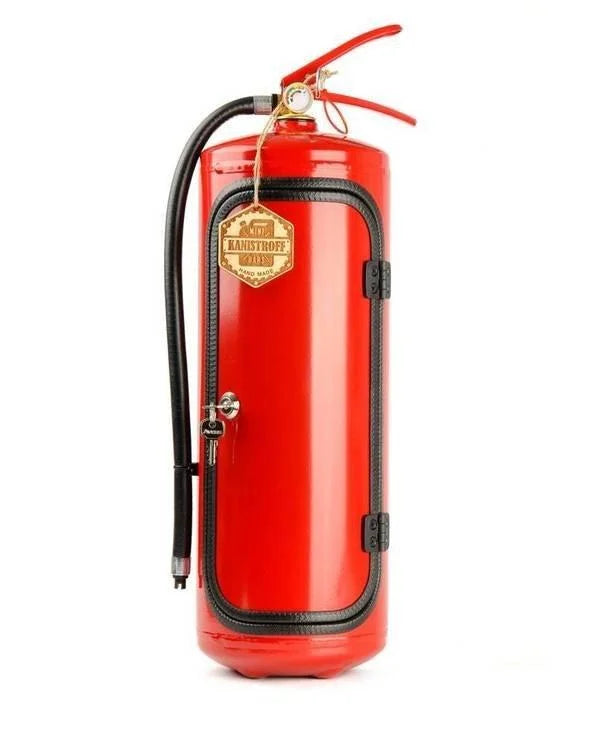 Verstopte Bar in Brandblusser Design – Uniek voor Drankbewaring, Ruimte voor Fles en Accessoires, Metaal, 38 cm x 12 cm x 12 cm 7