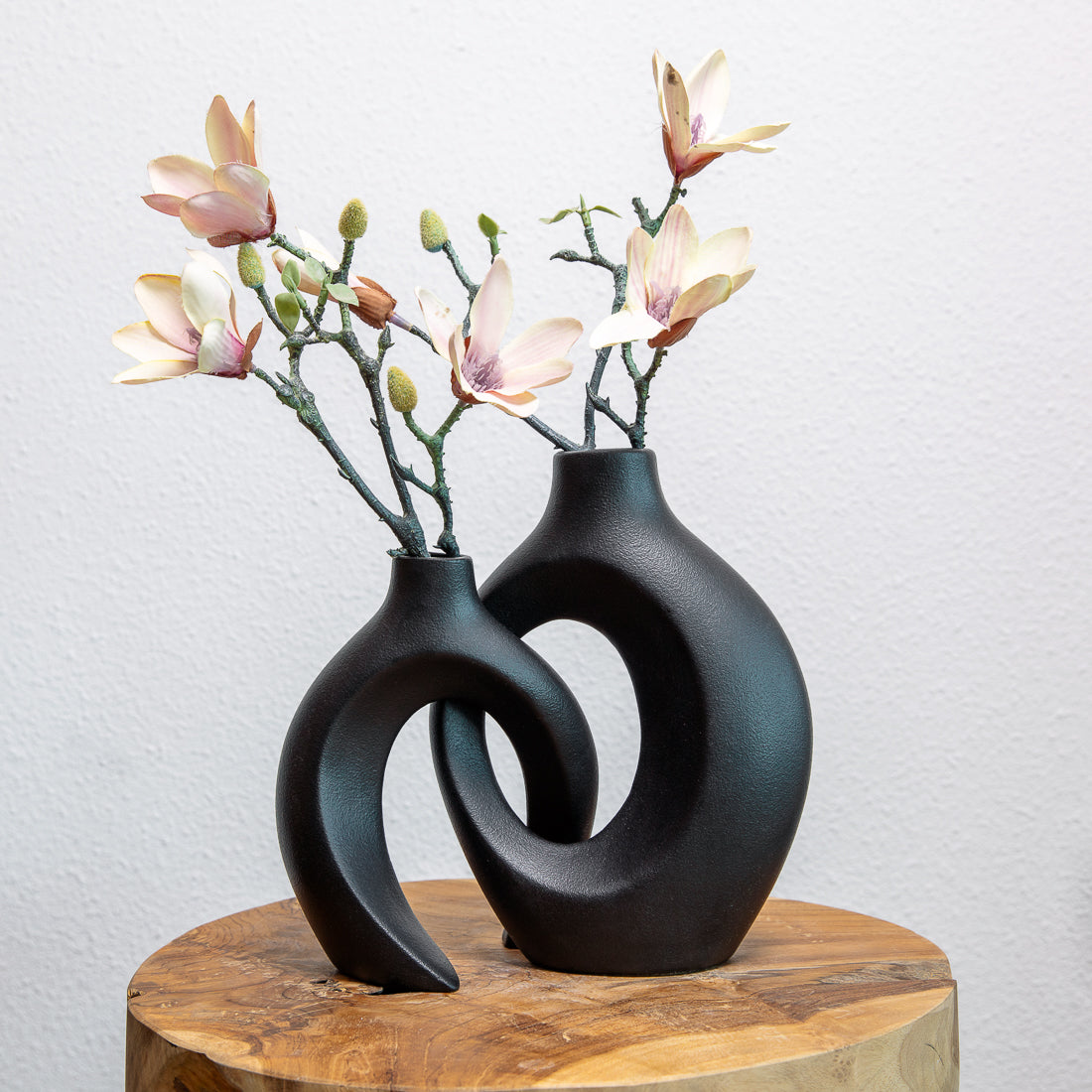 Vervlochten Bloemenvaas van Keramiek – Elegante Vaas voor Bloemstukken, 26,5 x 20,8 x 21 cm 4