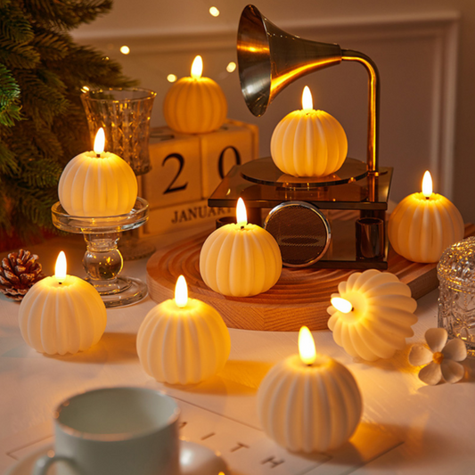 Vuurloze Kaars met Realistische LED Verlichting voor Sfeervolle Interieurs 1