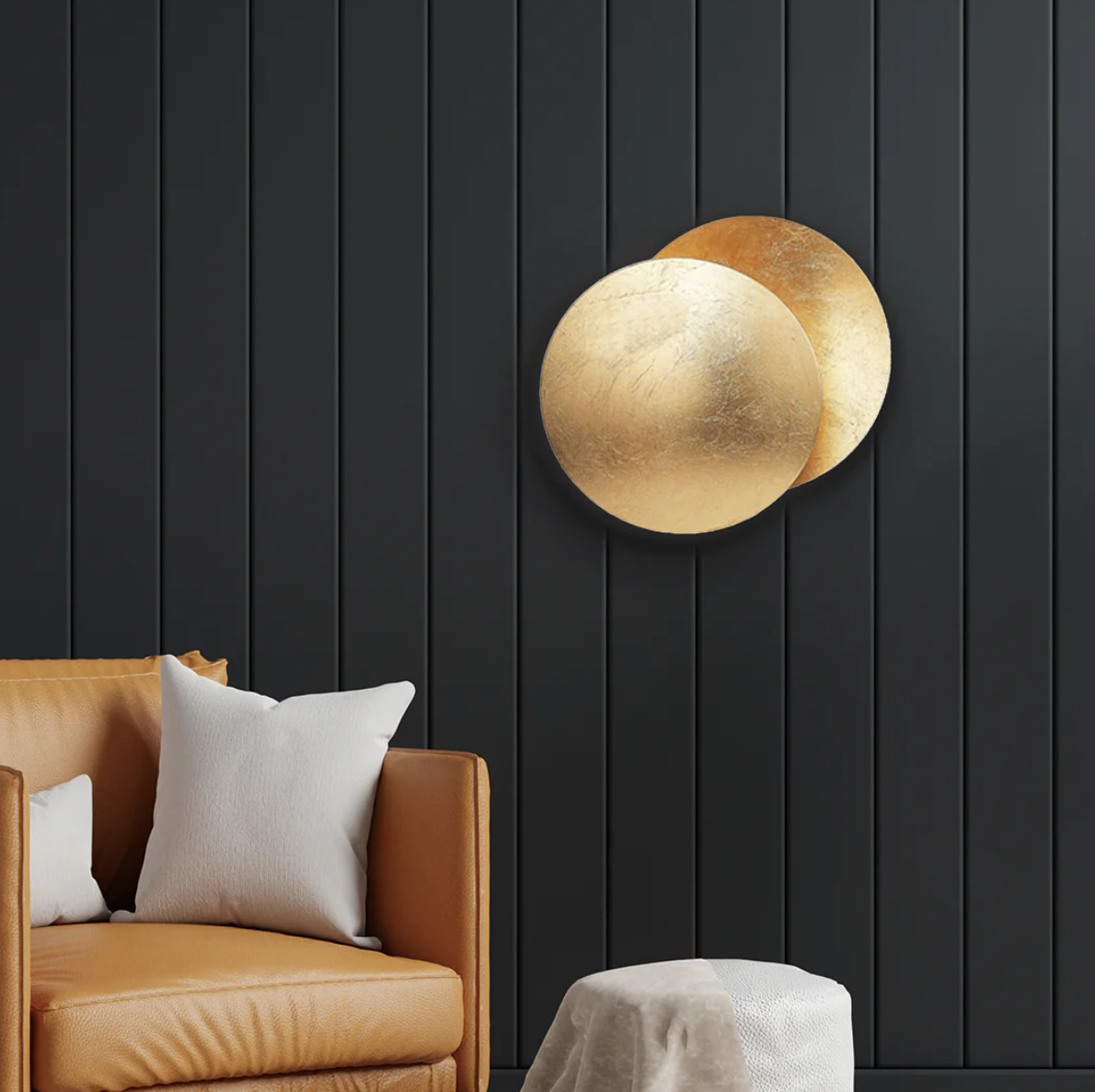Wandlamp Goud met Uniek Schelpontwerp en Energiezuinige LED – Sfeervolle Muurlamp voor Jouw Interieur 2