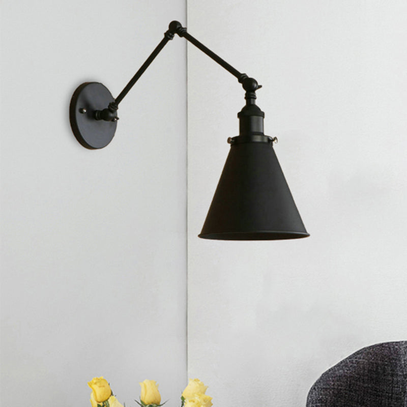 Wandlamp Zwart/Roest in Boerderijstijl met Industrieel Ontwerp – Muurlamp voor Binnengebruik 4