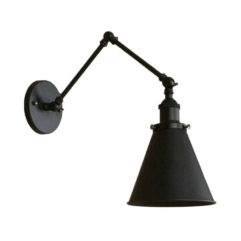 Wandlamp Zwart/Roest in Boerderijstijl met Industrieel Ontwerp – Muurlamp voor Binnengebruik 6
