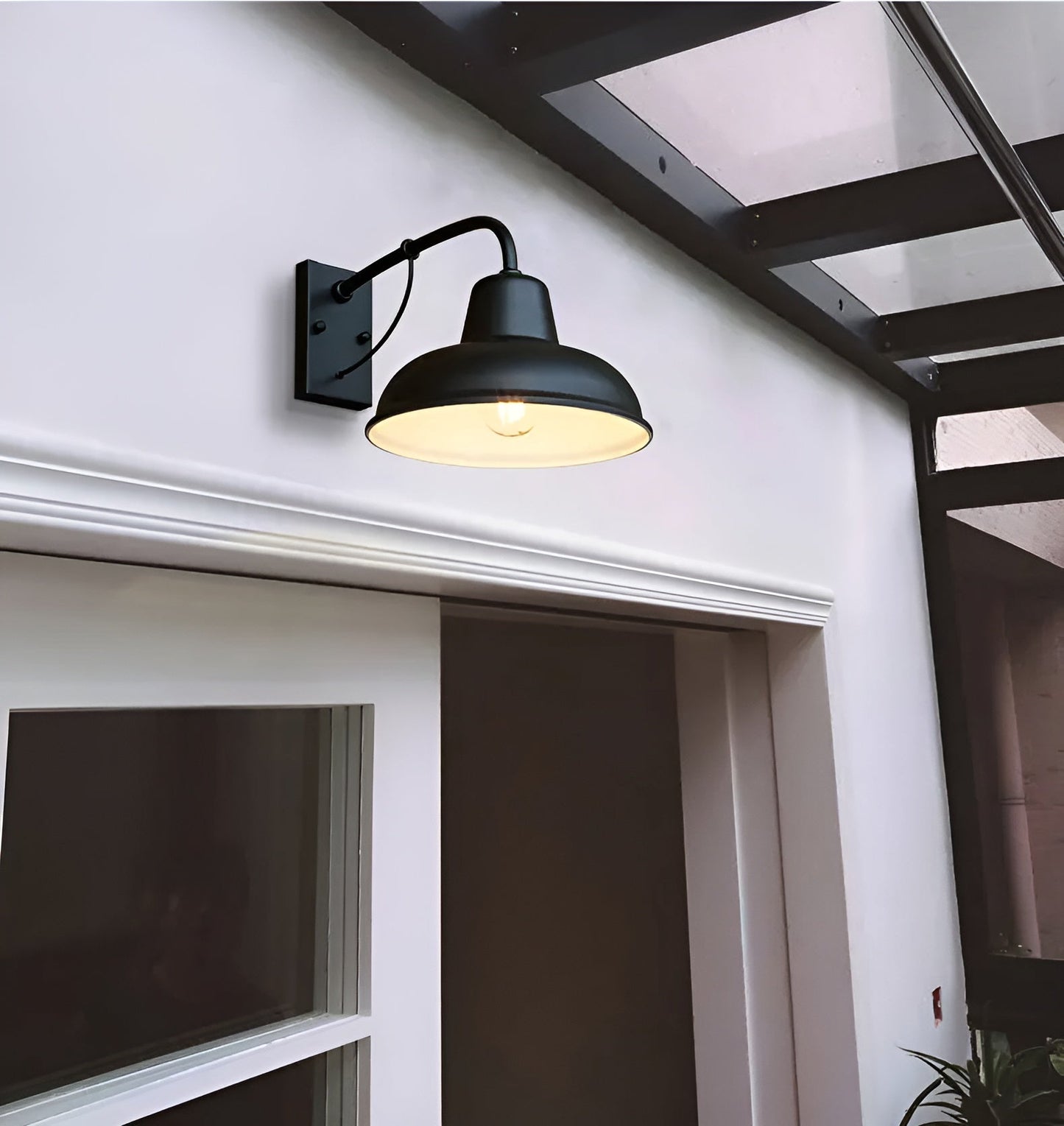 Wandlamp Zwart van IJzer – Vintage Muurlamp voor Binnen en Buiten, Duurzaam Ontwerp voor Elegante Verlichting 3