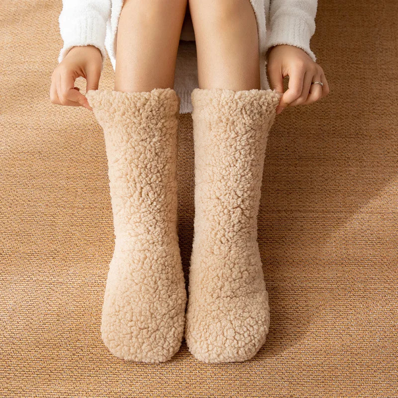 Warme Fluwelen Wintersokken voor Dames en Heren - Thermosokken voor Ultiem Comfort en Directe Warmte - Perfect voor Thuisgebruik 5