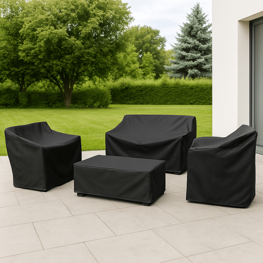Waterdichte Buitenmeubilair Deksel van Hoogwaardig Polyester – UV-bestendig en Weerbestendig voor Tuintafels, Stoelen en Loungesets 5