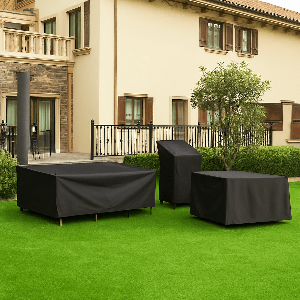 Waterdichte Buitenmeubilair Deksel van Hoogwaardig Polyester – UV-bestendig en Weerbestendig voor Tuintafels, Stoelen en Loungesets 6
