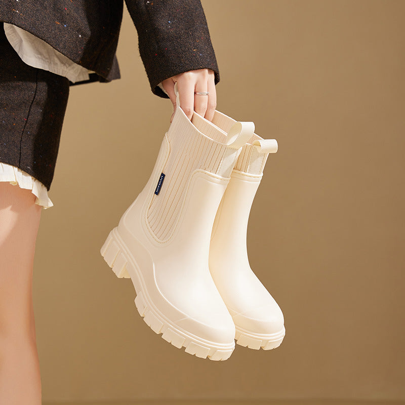 Waterdichte Korte Regenlaarzen Dames met Comfortzool – Lichtgewicht en Duurzaam voor Casual en Outdoor Gebruik 3