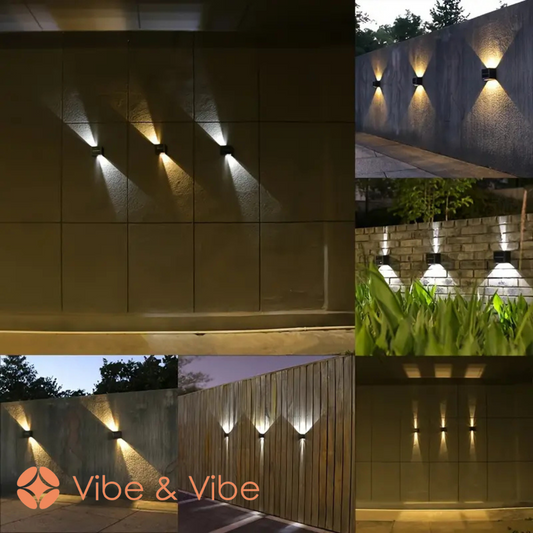 Waterdichte Zonne-energie Wandlamp voor Tuin en Balkon – Automatische Verlichting met IP65 Bescherming 1