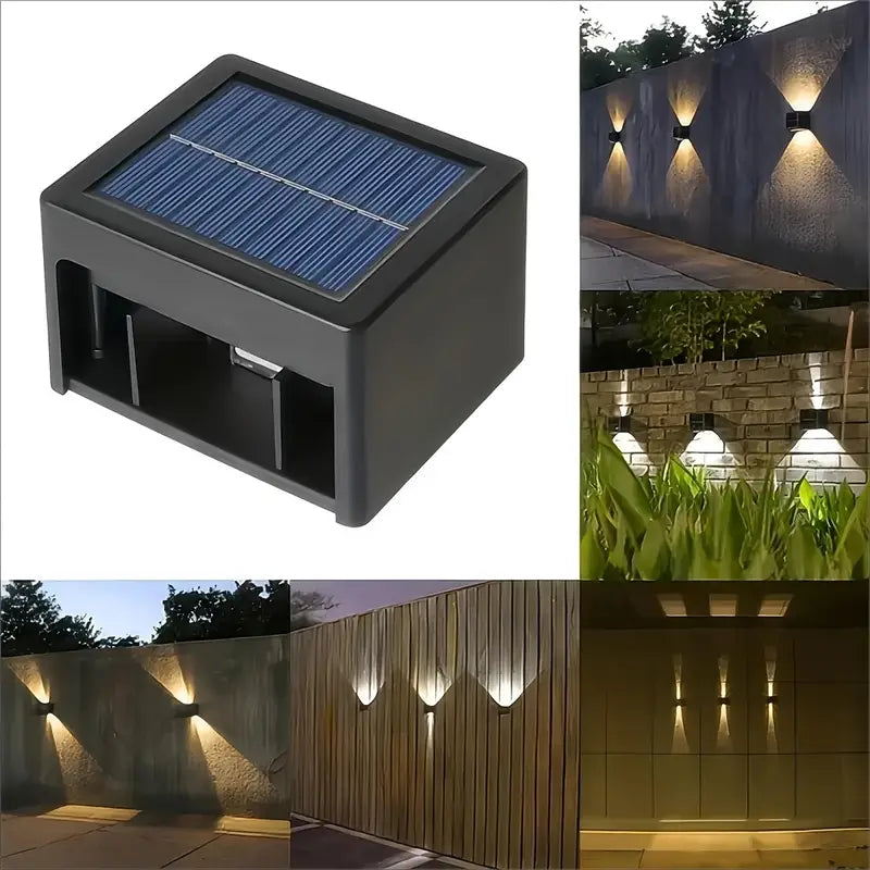 Waterdichte Zonne-energie Wandlamp voor Tuin en Balkon – Automatische Verlichting met IP65 Bescherming 2