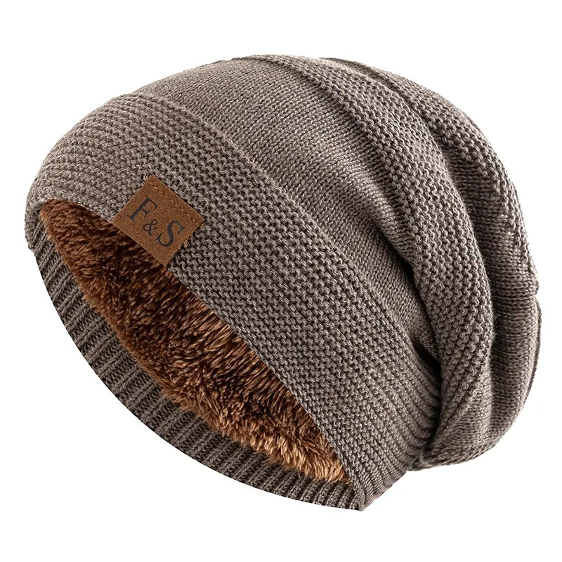 Winter Slouch Muts voor Heren van Acryl – Stijlvol en Warm, Perfect voor Koude Dagen 0