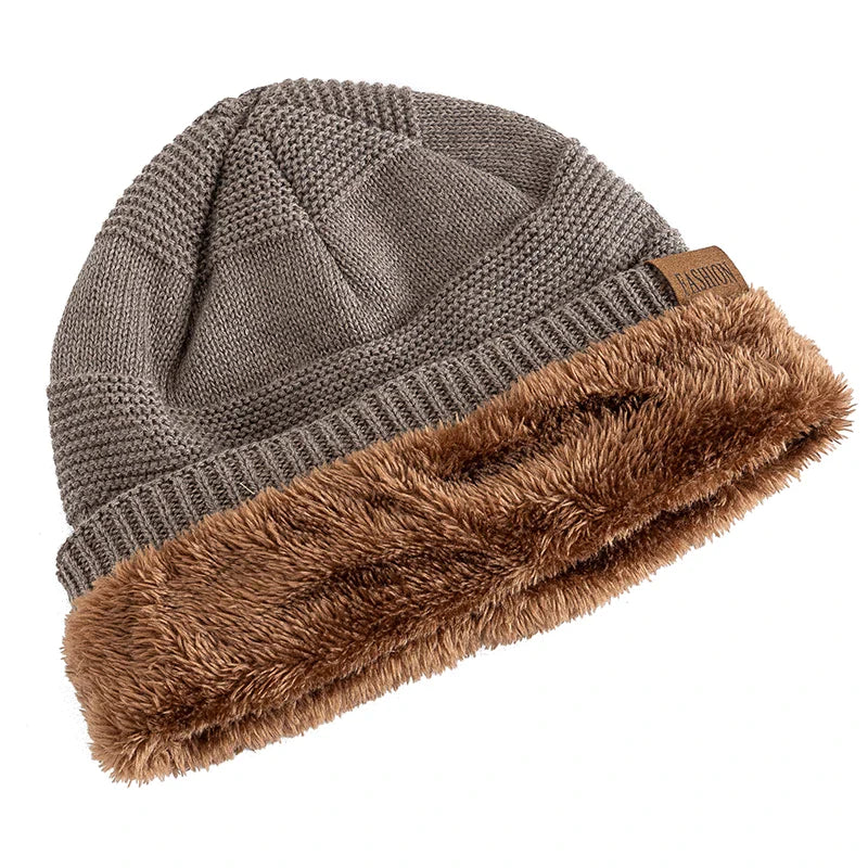 Winter Slouch Muts voor Heren van Acryl – Stijlvol en Warm, Perfect voor Koude Dagen 1