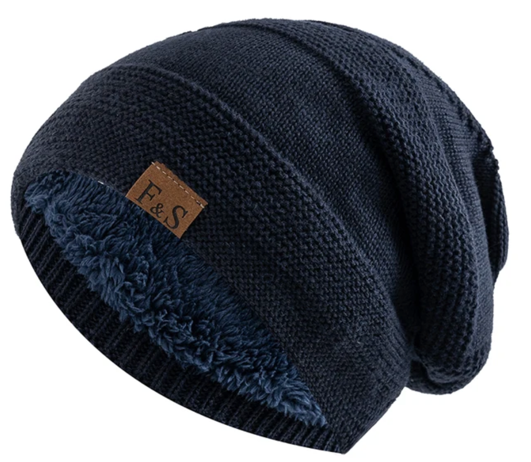 Winter Slouch Muts voor Heren van Acryl – Stijlvol en Warm, Perfect voor Koude Dagen 5