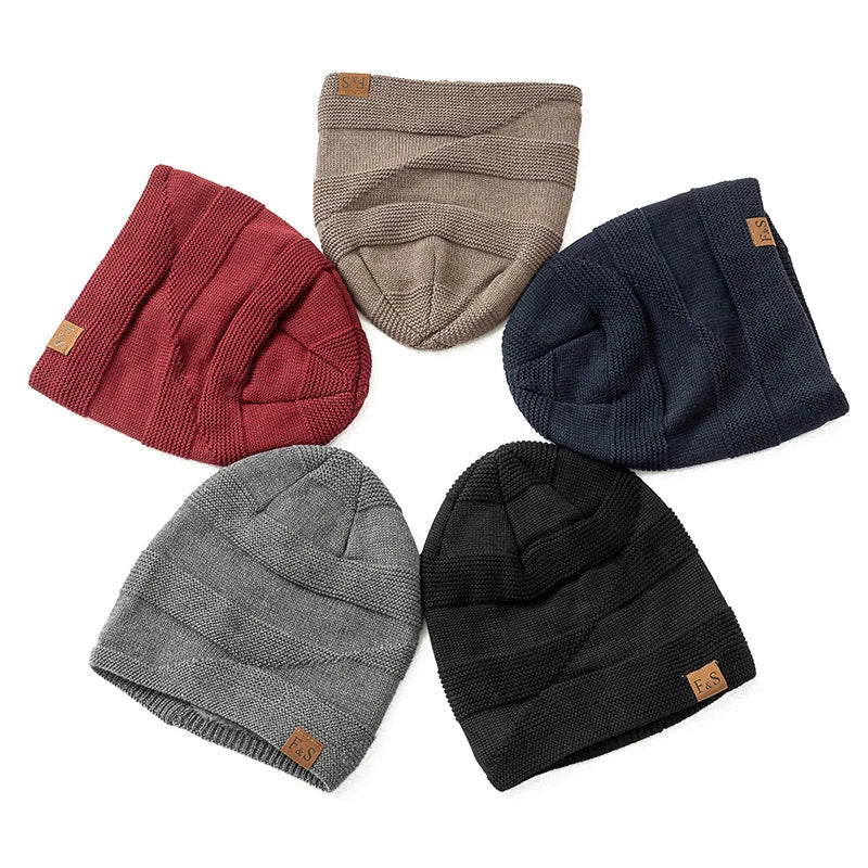 Winter Slouch Muts voor Heren van Acryl – Stijlvol en Warm, Perfect voor Koude Dagen 8