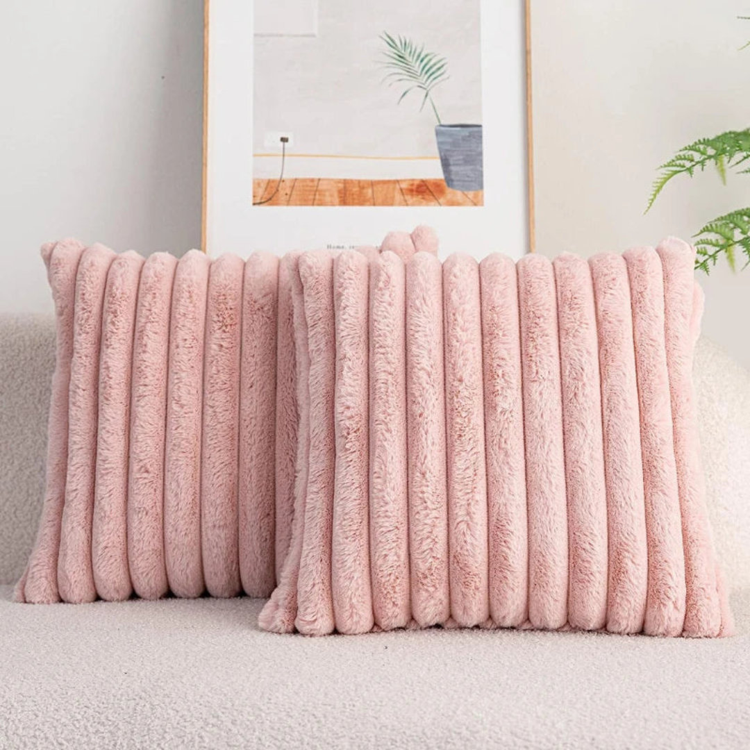 Zacht Decoratief Kussen van Pluche – 45 x 45 cm voor Woonkamer en Slaapkamer 0