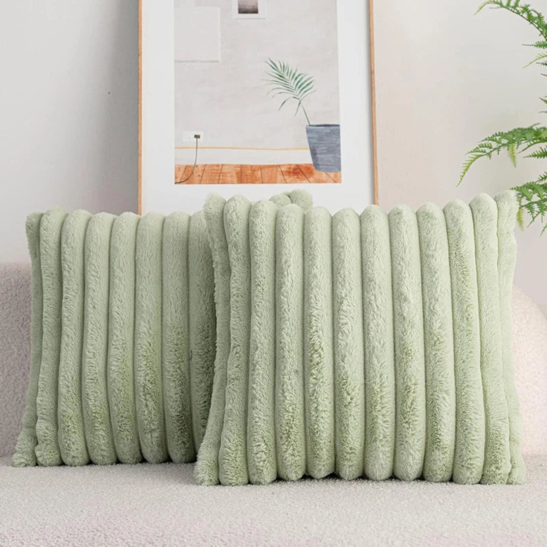 Zacht Decoratief Kussen van Pluche – 45 x 45 cm voor Woonkamer en Slaapkamer 1