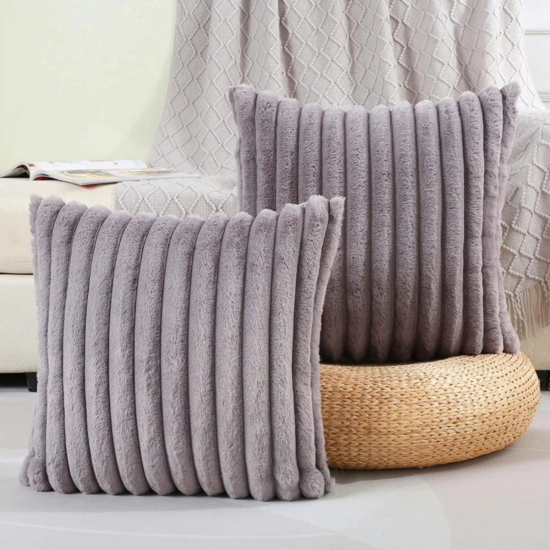 Zacht Decoratief Kussen van Pluche – 45 x 45 cm voor Woonkamer en Slaapkamer 2
