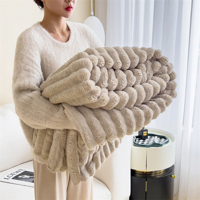 Zachte Warmte Deken van Imitatiebont – Luxe en Comfortabel voor Bank en Bed 3