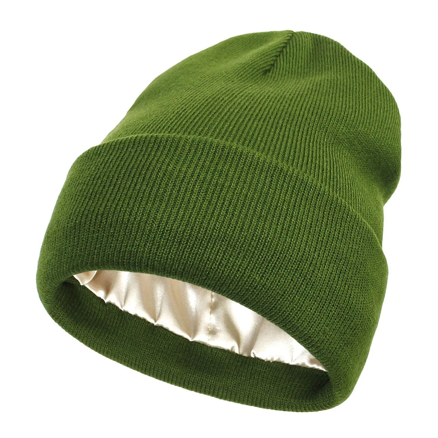 Zijden Beanie voor Winterbescherming - Pluisvrij Haar, Comfortabele en Elegante Hoed - Wol en Zijde, 22 x 23 cm 7