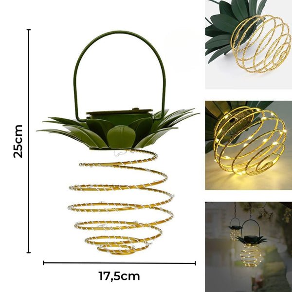 Zonne-energie Ananas Tuinlamp - Waterdicht en Eenvoudig te Installeren 2