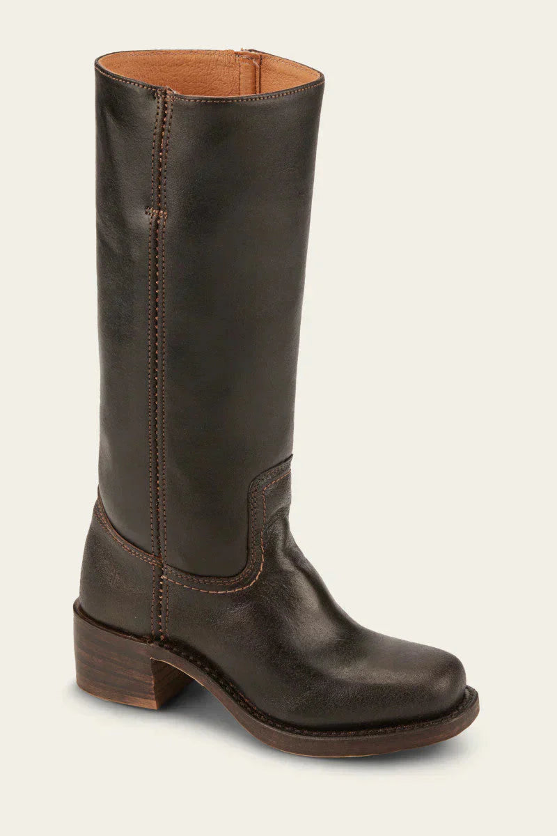 Zwarte Dames Laarzen van Hoogwaardig Leer met Comfortabele Pasvorm en Luxe Afwerking 6