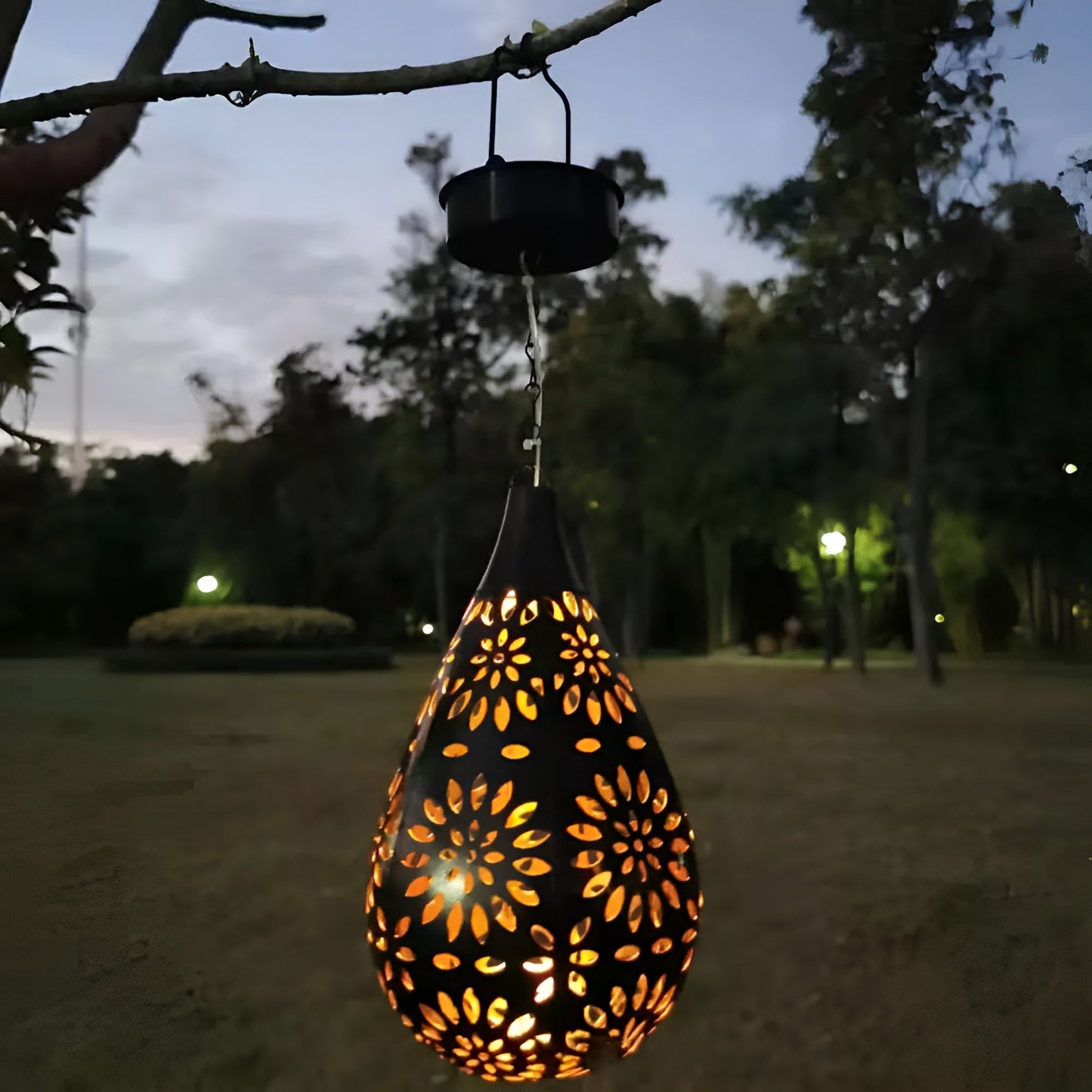 Zwarte Waterdichte Buitenlamp op Zonne-energie – Duurzame Solar Wandlamp voor Sfeervolle Verlichting Buiten 3