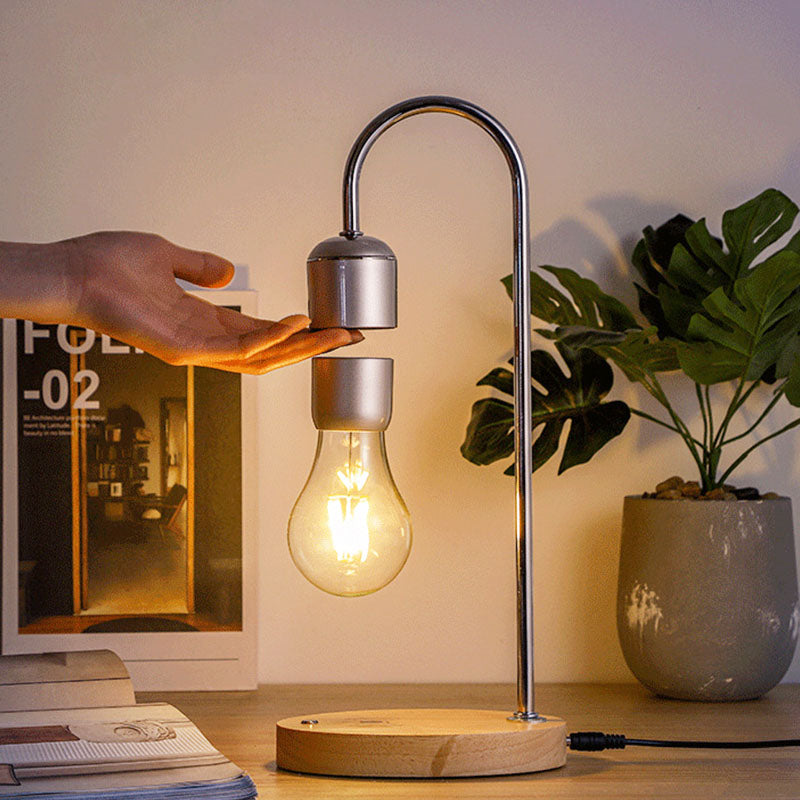 Zwevende Hanglamp met Draadloos Opladen en Warme LED Verlichting – Futuristisch Ontwerp voor Sfeervolle Interieurs 2
