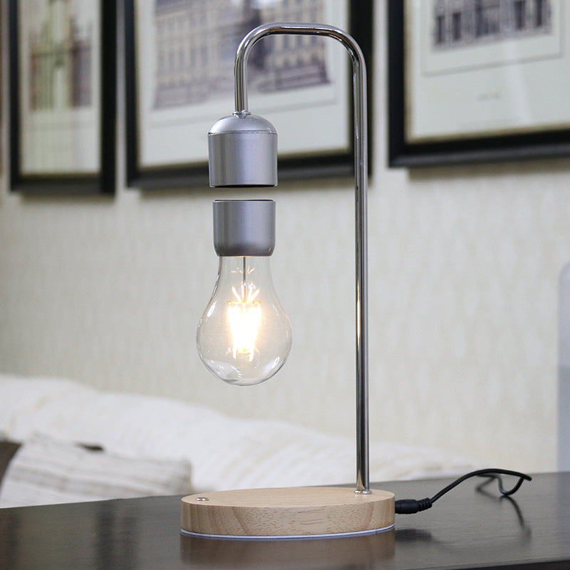 Zwevende Hanglamp met Draadloos Opladen en Warme LED Verlichting – Futuristisch Ontwerp voor Sfeervolle Interieurs 4