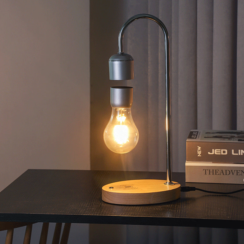 Zwevende Hanglamp met Draadloos Opladen en Warme LED Verlichting – Futuristisch Ontwerp voor Sfeervolle Interieurs 5