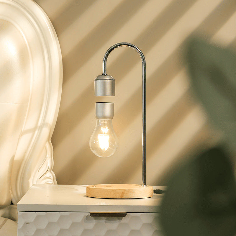 Zwevende Hanglamp met Draadloos Opladen en Warme LED Verlichting – Futuristisch Ontwerp voor Sfeervolle Interieurs 6