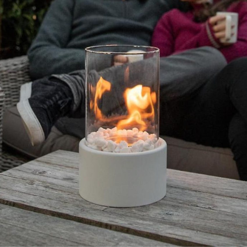 Elegante Olielamp Glas met Metalen Frame – Tijdloze Design Olie Lamp voor Sfeervolle Verlichting