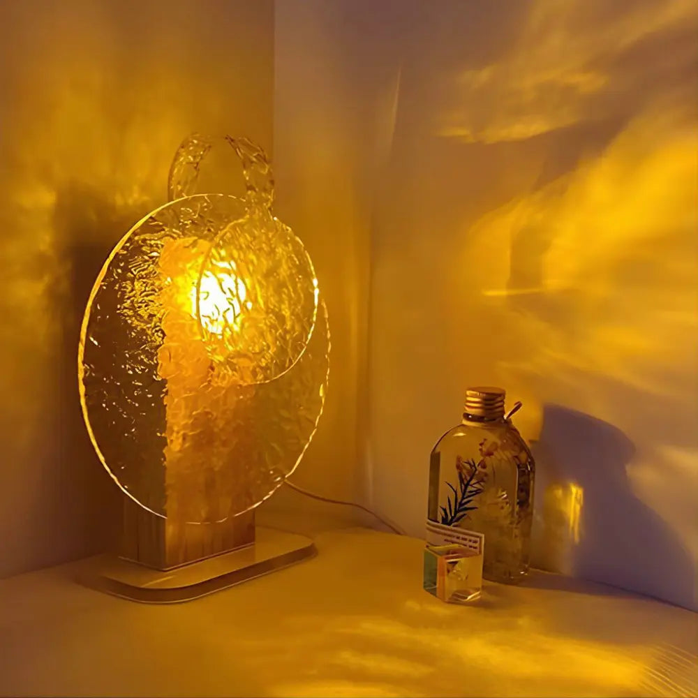 Zonsondergangsfeer Lamp met Instelbare Projecties en Dimbare Warme Verlichting – Ideaal voor Woonkamers en Slaapkamers