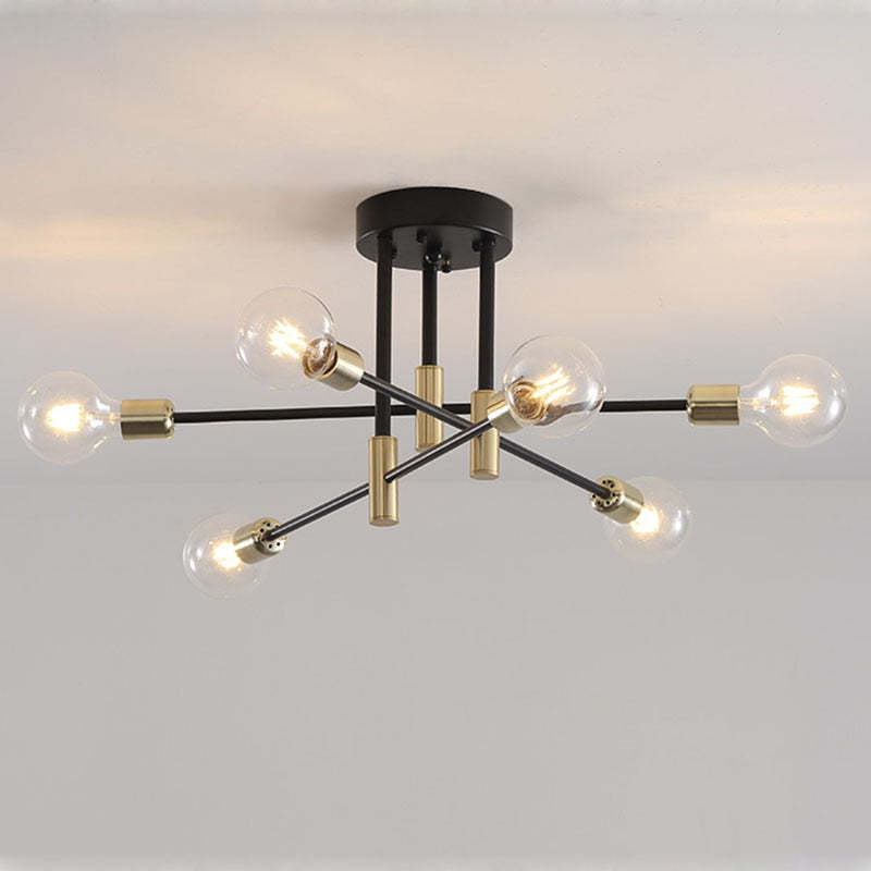 Moderne Zwarte LED Plafondlamp met Diffuus Licht voor Slaapkamer en Woonkamer - Minimalistisch Ontwerp