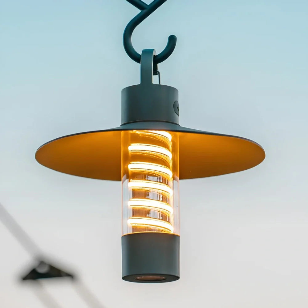 Variant image for Draagbare Oplaadbare Buitenlamp met Verstelbare Statief en Verwisselbare Lampenkappen – Ideaal voor Kamperen en Wandelen-2