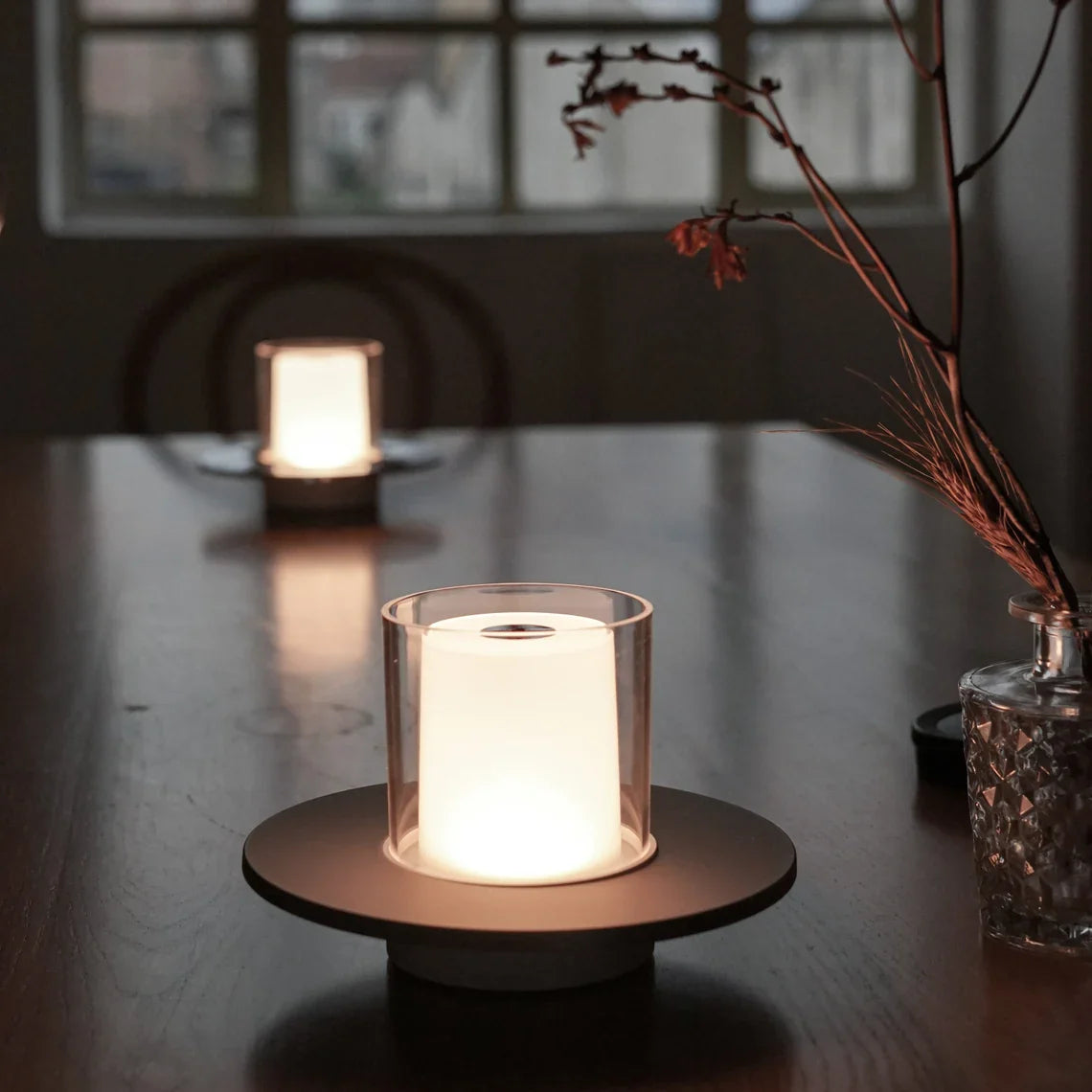 Draadloze Kaarsenlamp met Handbeweging Bediening – Oplaadbare Draadloze Verlichting in Goud en Zilver