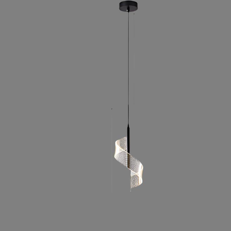 Moderne Zwarte Hanglamp voor Eettafel en Woonkamer – Energiezuinige LED Verlichting, Stijlvol Ontwerp, Gemakkelijk te Installeren