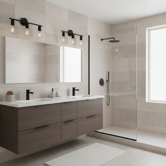 Le Montarbre | Moderne Sort Væglampe