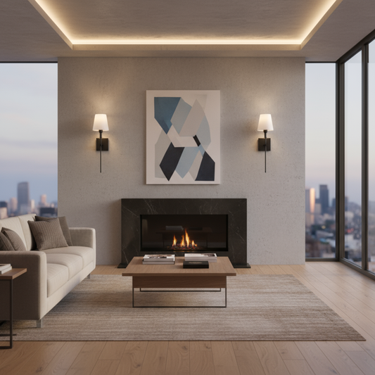 Trådløst Genopladeligt Sæt med 2 Væglamper