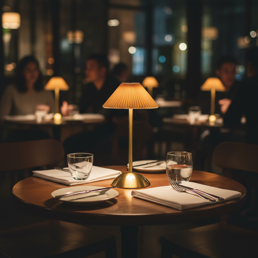 Skandinavisk Trådløs Bordlampe – Genopladelig LED-lampe med Berøringskontakt til Natbord og Soveværelse