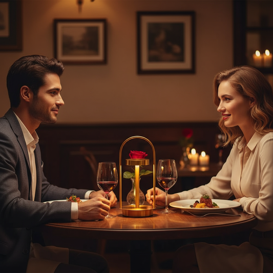 Dæmpbar LED-bordlampe Estraglo – Bærbar og Moderne Design med USB Strømforsyning