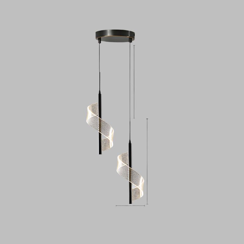Variant image for Moderne Zwarte Hanglamp voor Eettafel en Woonkamer – Energiezuinige LED Verlichting, Stijlvol Ontwerp, Gemakkelijk te Installeren-10