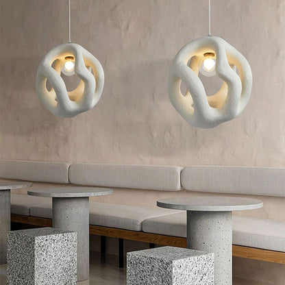 Hanglamp - Minimalistisch Design voor Eettafel, Woonkamer of Slaapkamer - Natuurlijke Materialen, Verstelbare Ophanglengte