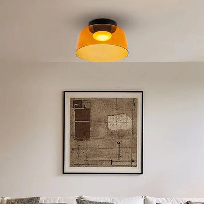 Scandinavische Glazen LED-Plafondlamp