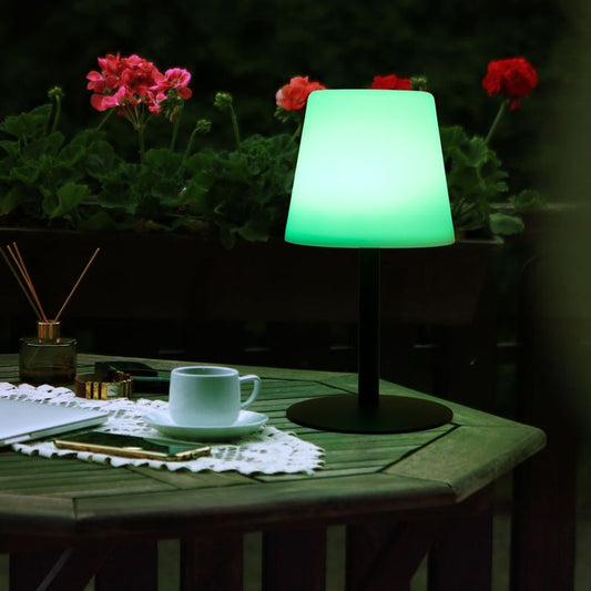 Draadloze Tafellamp met 16 Kleuren en IP65 Waterdicht – Oplaadbare Minimalistische Nachtkast Lampje